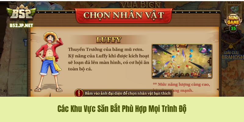 Các Khu Vực Săn Bắt Phù Hợp Mọi Trình Độ Các Khu Vực Săn Bắt Phù Hợp Mọi Trình Độ